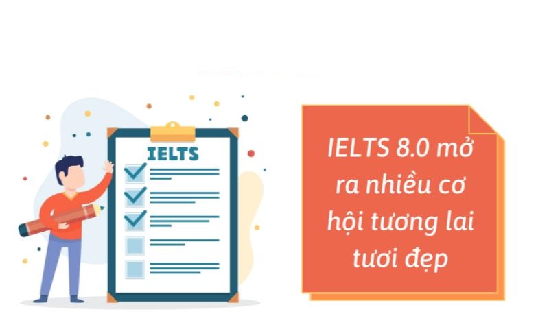  IELTS 8.0 được học bổng gì?