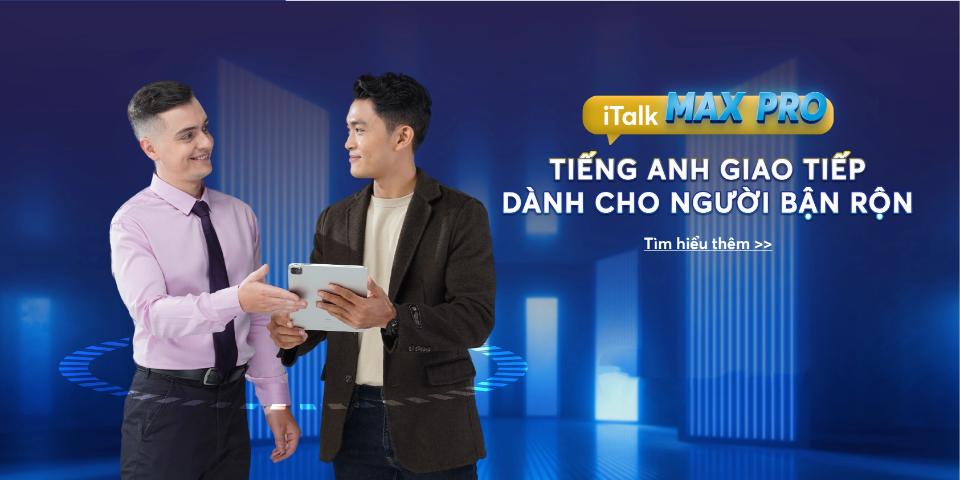 Bất kỳ ai cũng có thể học tiếng Anh giao tiếp iTALK